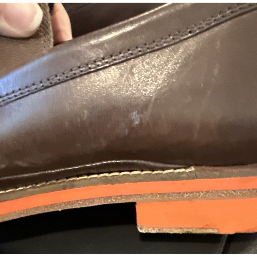 Cole Haan Mens Size 12‎ M Tassels Loafers Brown Leather Shoes Preppy Office - Picture 13 of 14